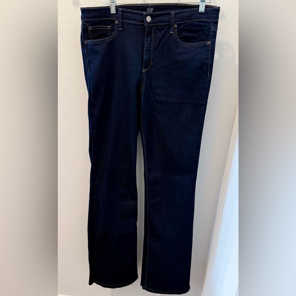 GAP Perfect Bootcut Jeans Size 14T/32 - Picture 5 of 10